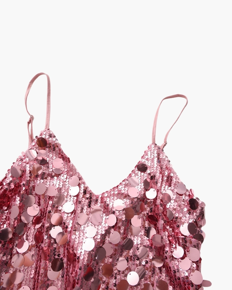 Sparkling Sequin Mini Dress for Celebrations