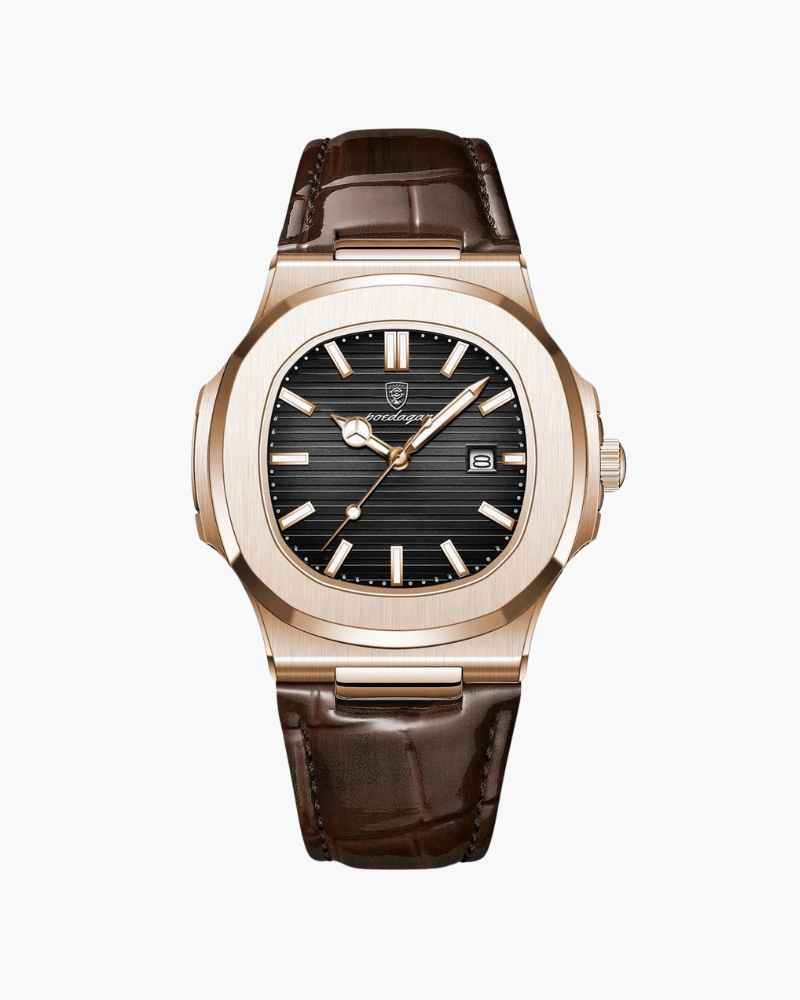 Lisbon Genuine Leather Timepiece