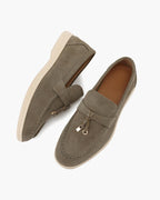 Suede Women's Loafers Elegant Design