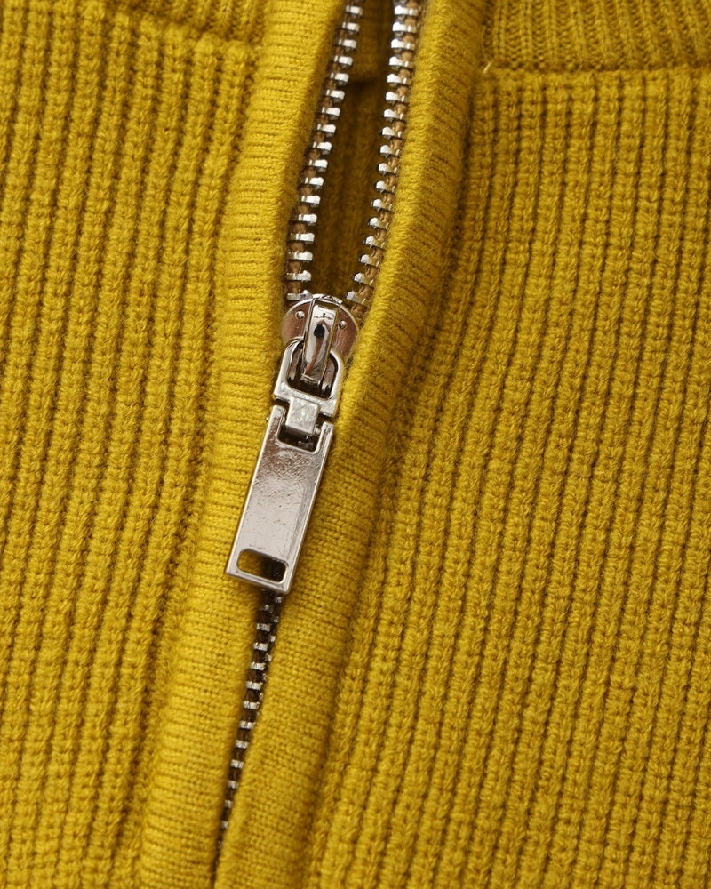 Elegant Half-Zip Knit Sweater