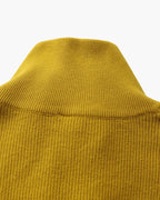 Elegant Half-Zip Knit Sweater