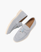Suede Women's Loafers Elegant Design