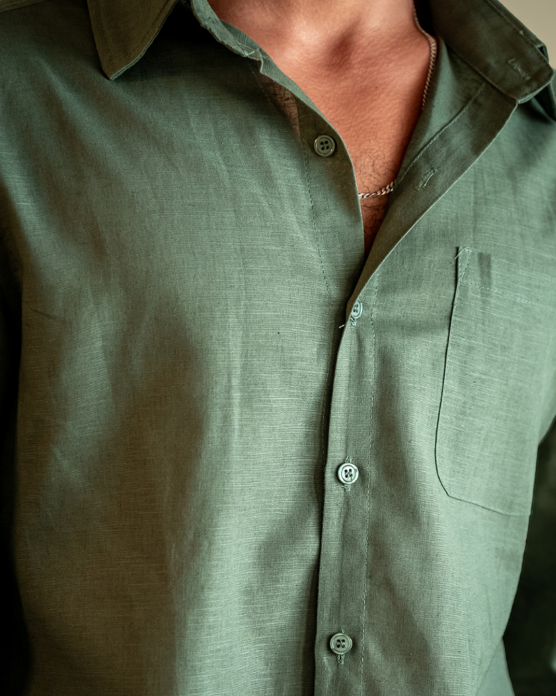 100% Linen Shirt in Cape Town Style
