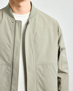 Sleek Minimalist Bomber Jacket