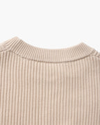 Textured Ribbed Crew Neck Sweater
