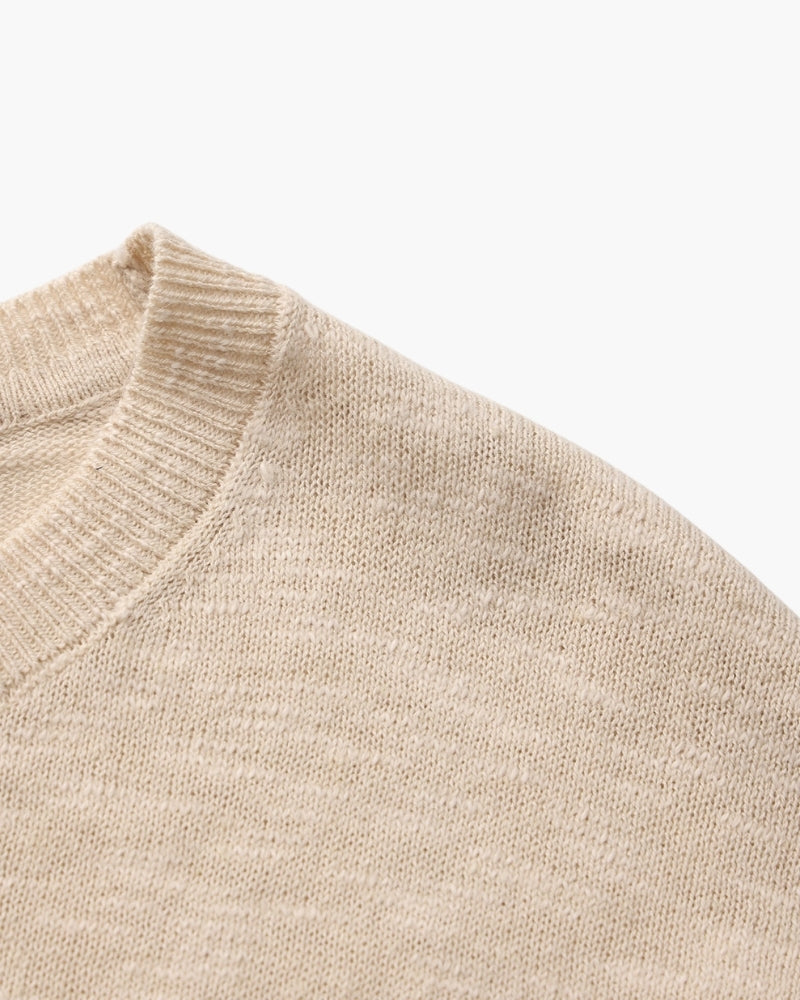Essential Crewneck in Linen-Cotton Blend
