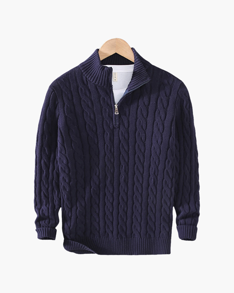 Half Zip Sweater in Verbier Style