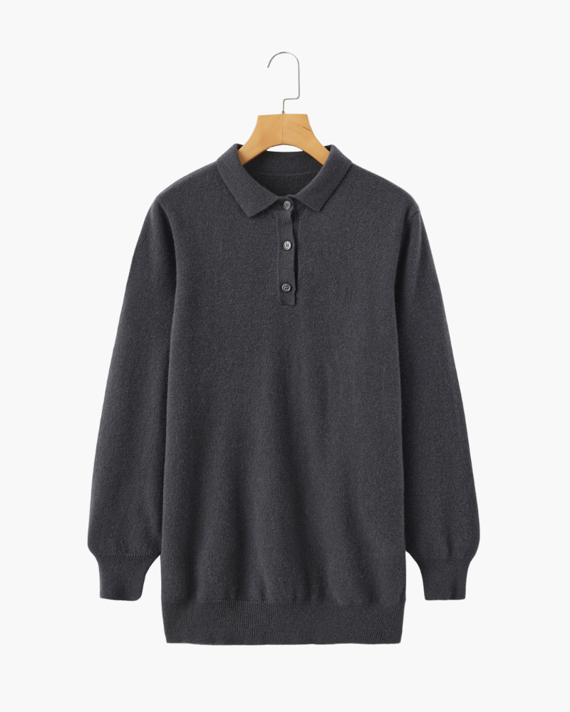 Pure Cashmere Polo Shirt