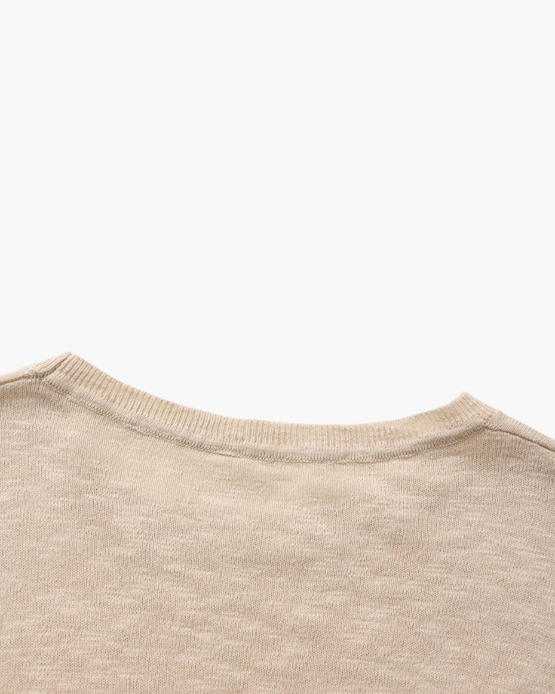 Essential Crewneck in Linen-Cotton Blend
