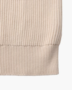 Textured Ribbed Crew Neck Sweater