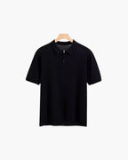 Zip-Up Polo Shirt in Marbella Style