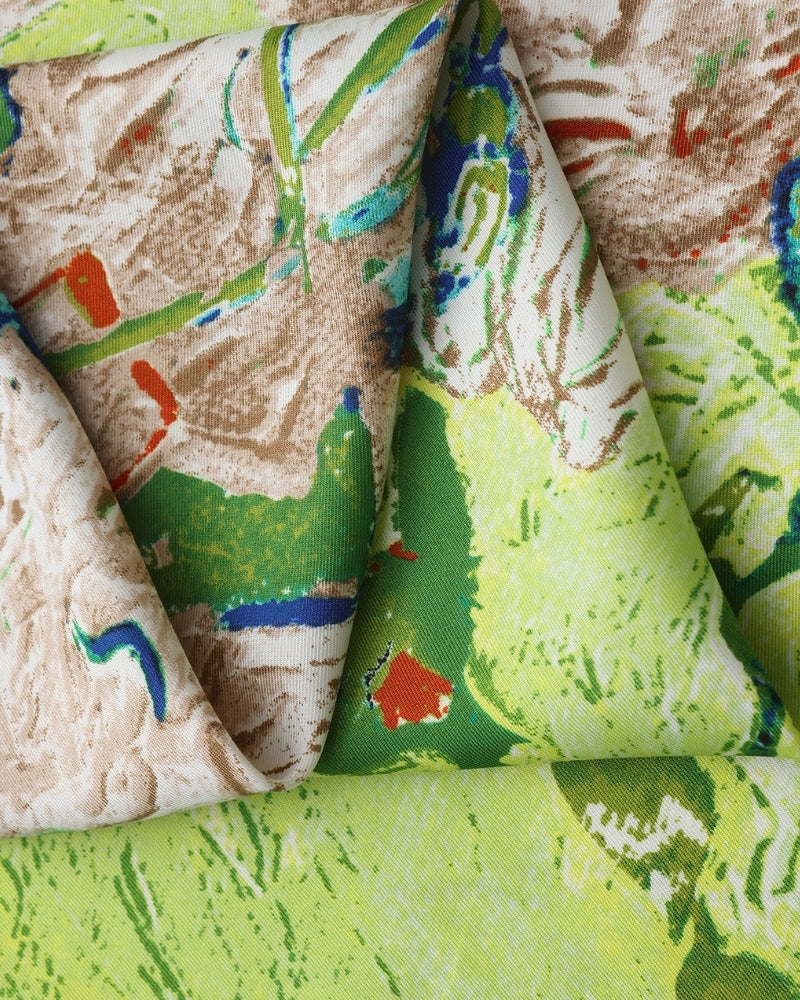 Impressionist Garden-Inspired Scarf