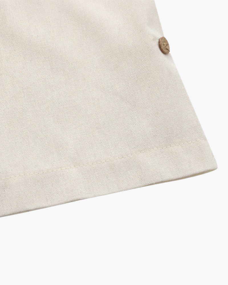 Classic Linen Polo Shirt