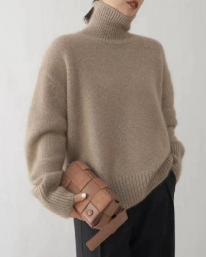 Classic Knit Turtleneck Sweater
