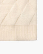 Diamond Pattern Knit Crew Sweater