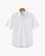 Classic Linen Polo Shirt