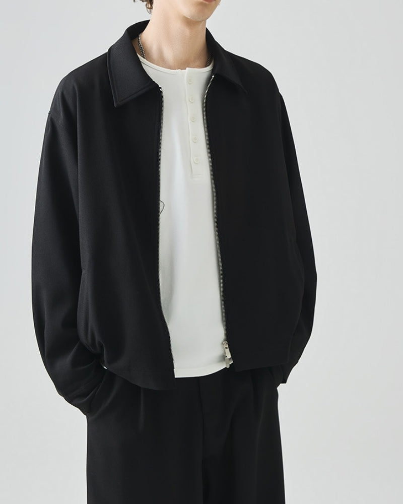 Streamlined Zip-Up Jacket