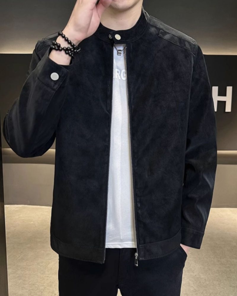 Luxurious Suede Leather Jacket