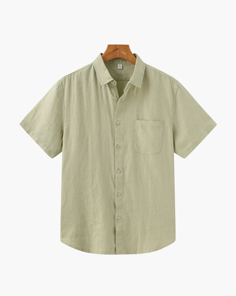 Short Sleeve Linen Shirt - Cape Town Style