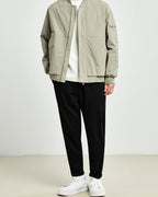 Sleek Minimalist Bomber Jacket