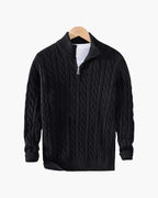 Signature Cashmere Half-Zip Sweater