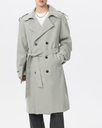 Timeless Double-Breasted Trench Overcoat