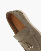 Suede Women's Loafers Elegant Design