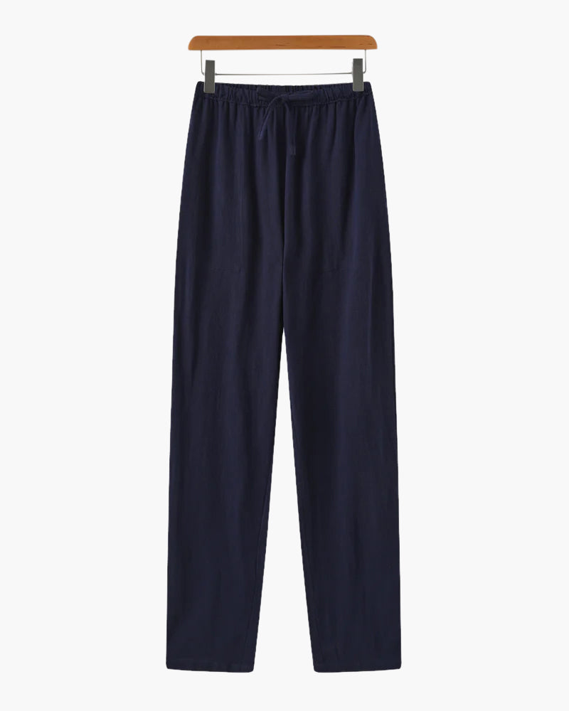 Marrakech - Slim Fit Linen Trousers