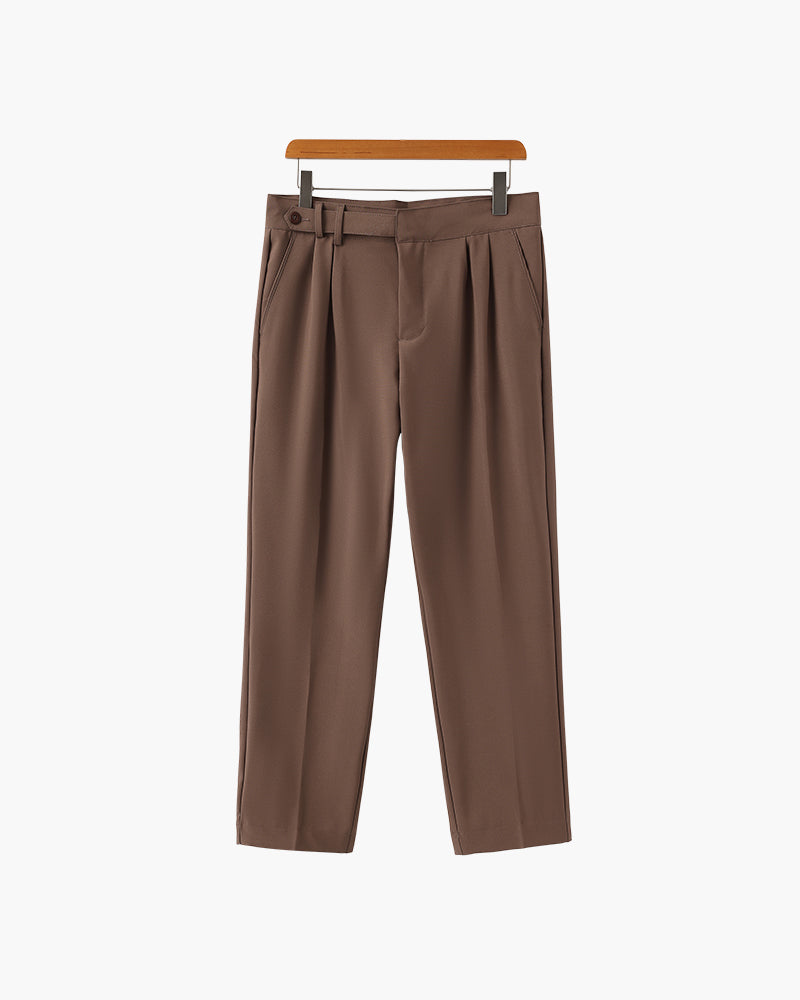 Chic High-Waisted Trousers Inspired by Parisian Style