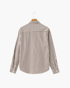 Classic Striped Dress Shirt for Men