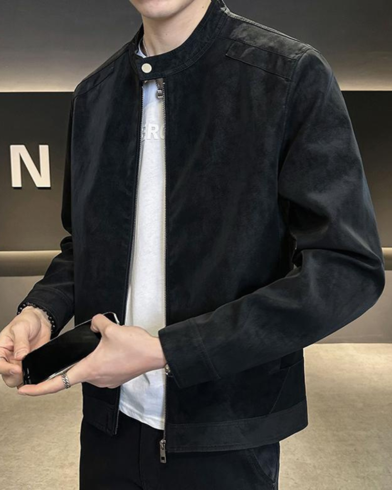 Luxurious Suede Leather Jacket