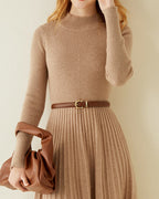 Luxurious Cashmere Flared Dress