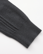 Pure Cashmere Ribbed Half-Zip Sweater