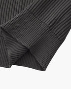 Textured Ribbed Crew Neck Sweater