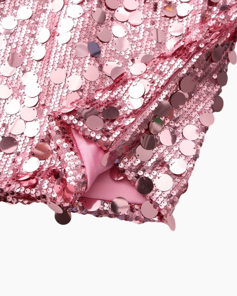 Sparkling Sequin Mini Dress for Celebrations