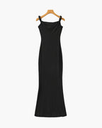 Asymmetrical Bodycon Maxi Dress