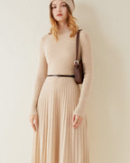 Luxurious Cashmere Flared Dress