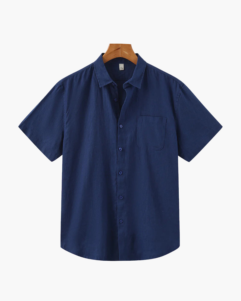 Short Sleeve Linen Shirt - Cape Town Style