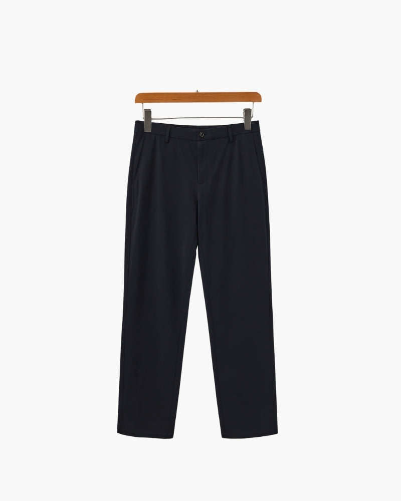 Soft Wool-Blend Trousers