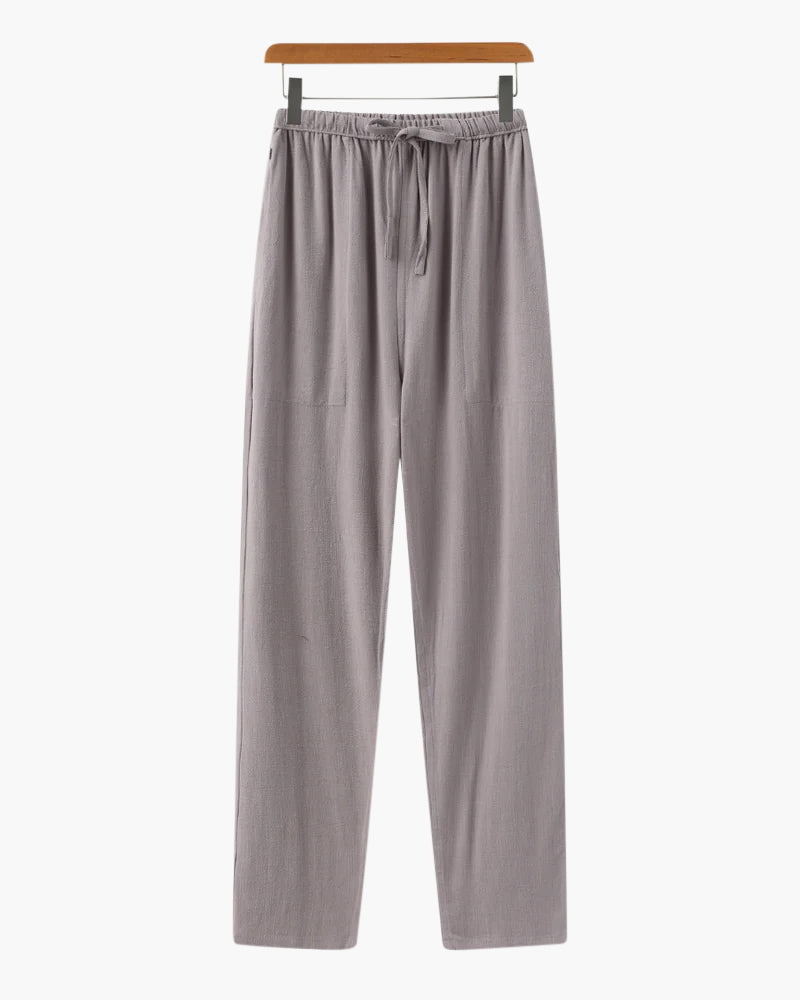 Marrakech - Slim Fit Linen Trousers