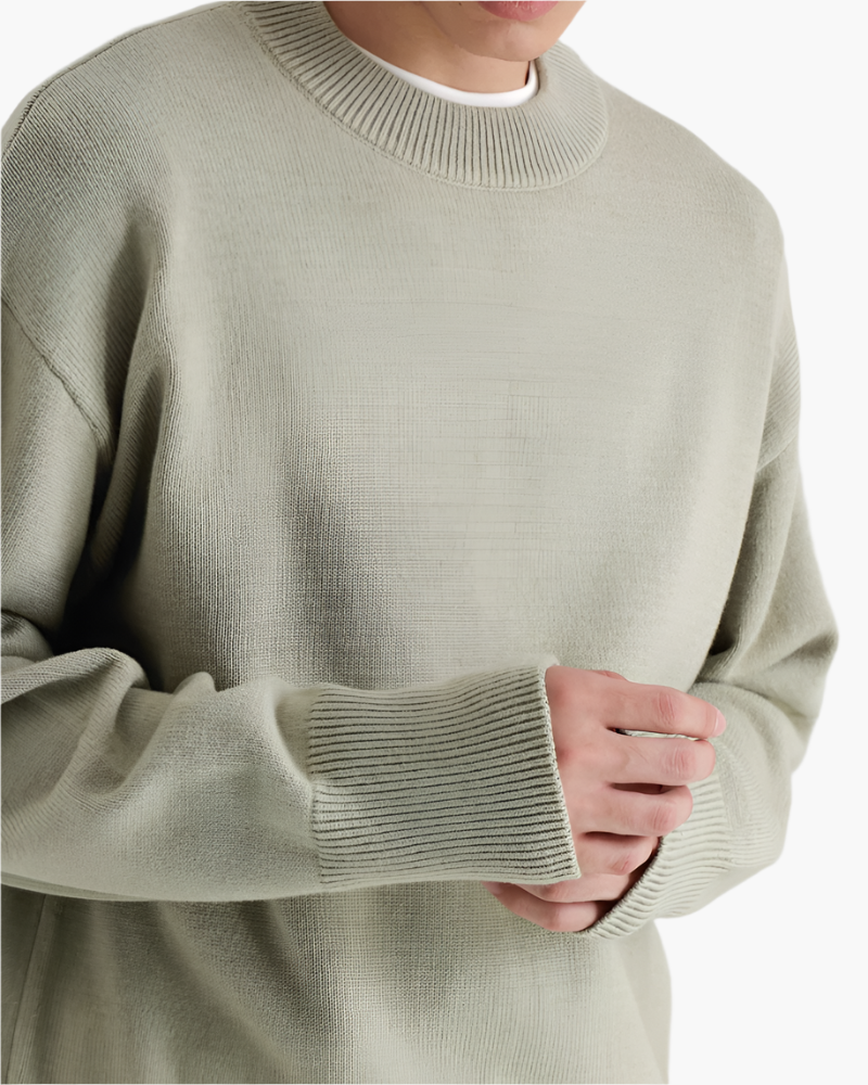 Luxurious 100% Pure Wool Turtleneck Sweater