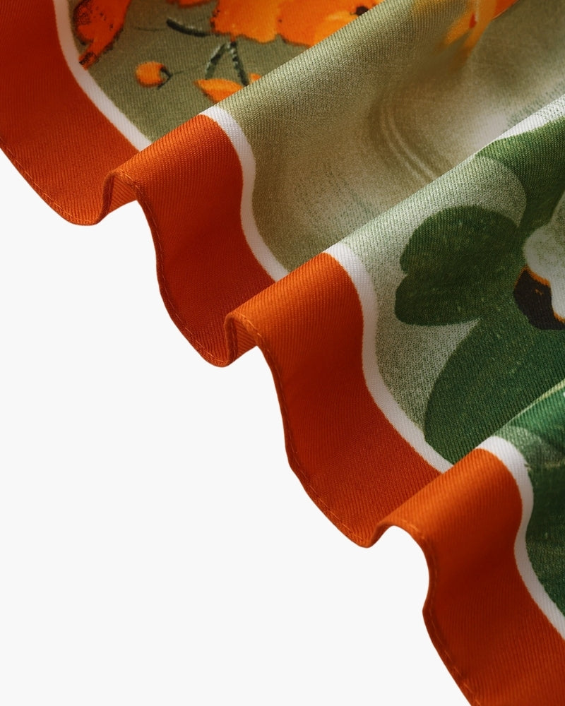 Impressionist Garden-Inspired Scarf