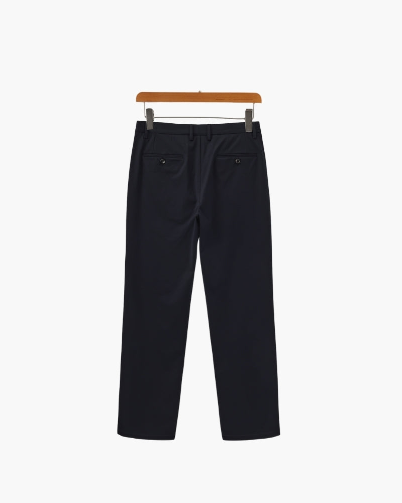 Soft Wool-Blend Trousers
