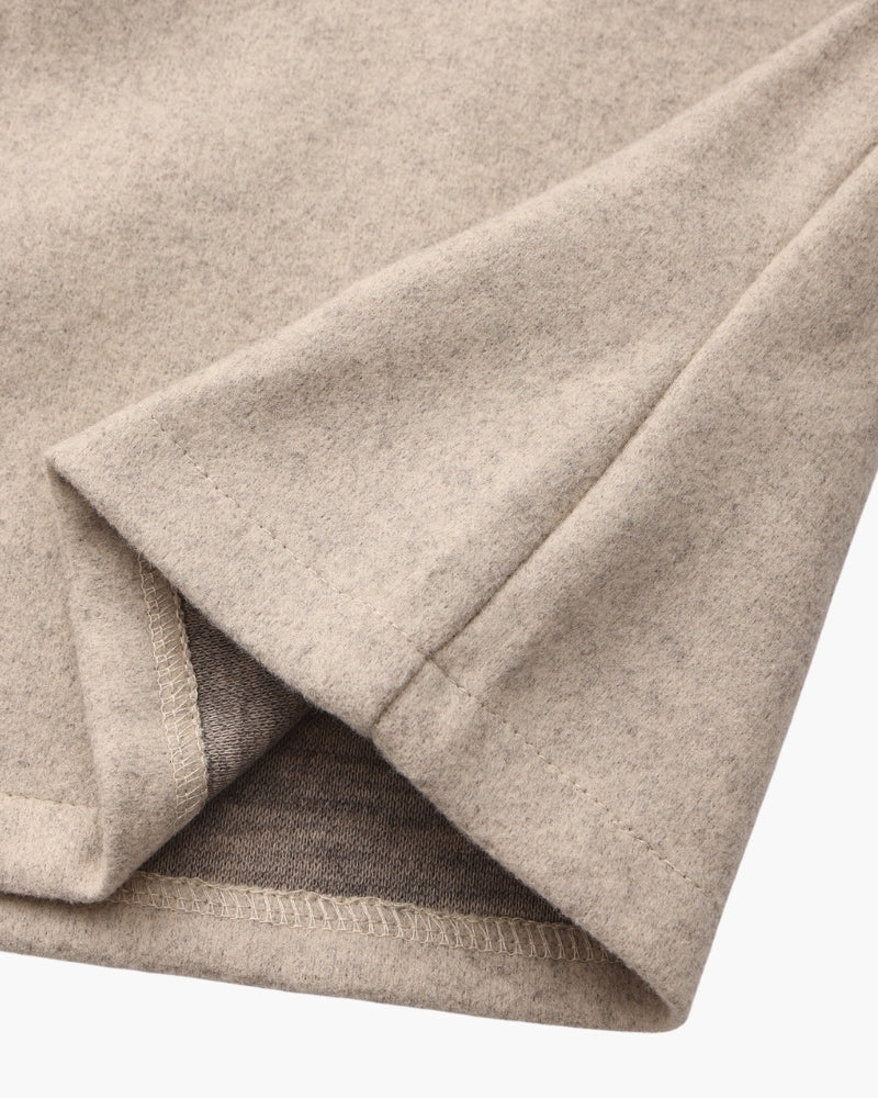 Wool Zip Coat in Marlow Style