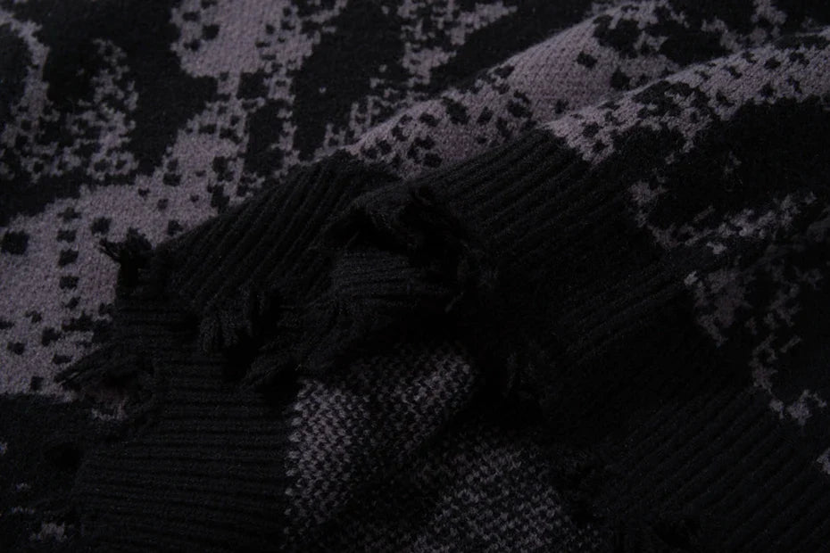 All-Over Skull Knit