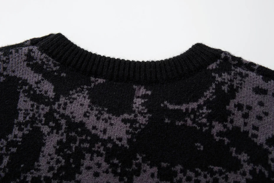 All-Over Skull Knit