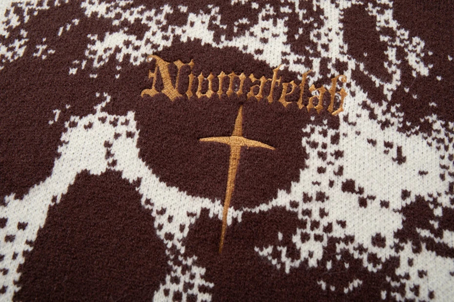 All-Over Skull Knit