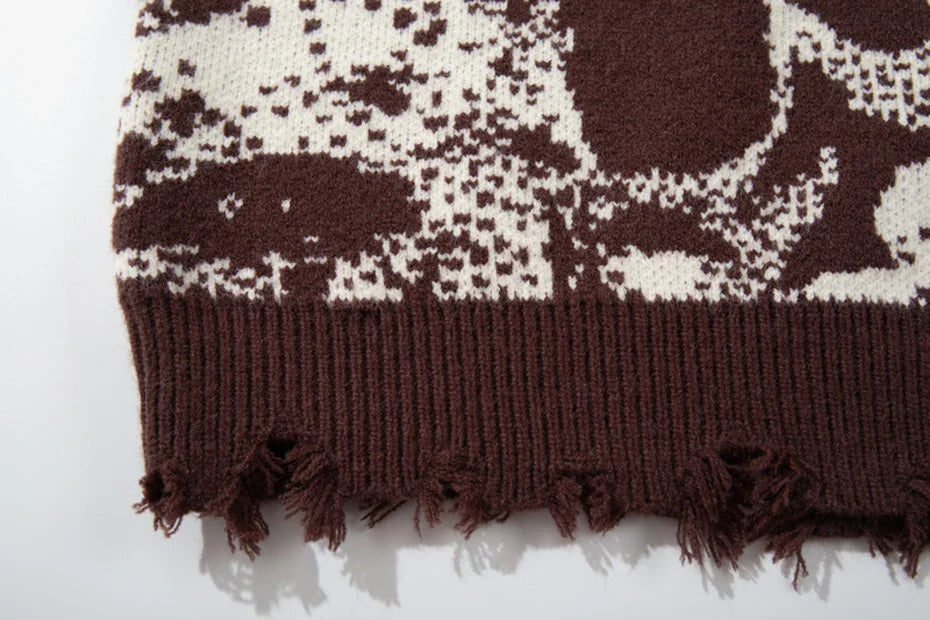 All-Over Skull Knit