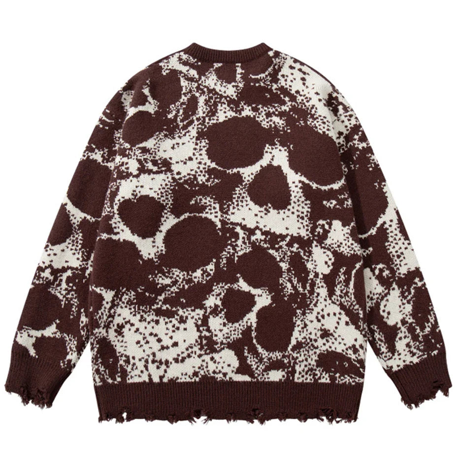 All-Over Skull Knit