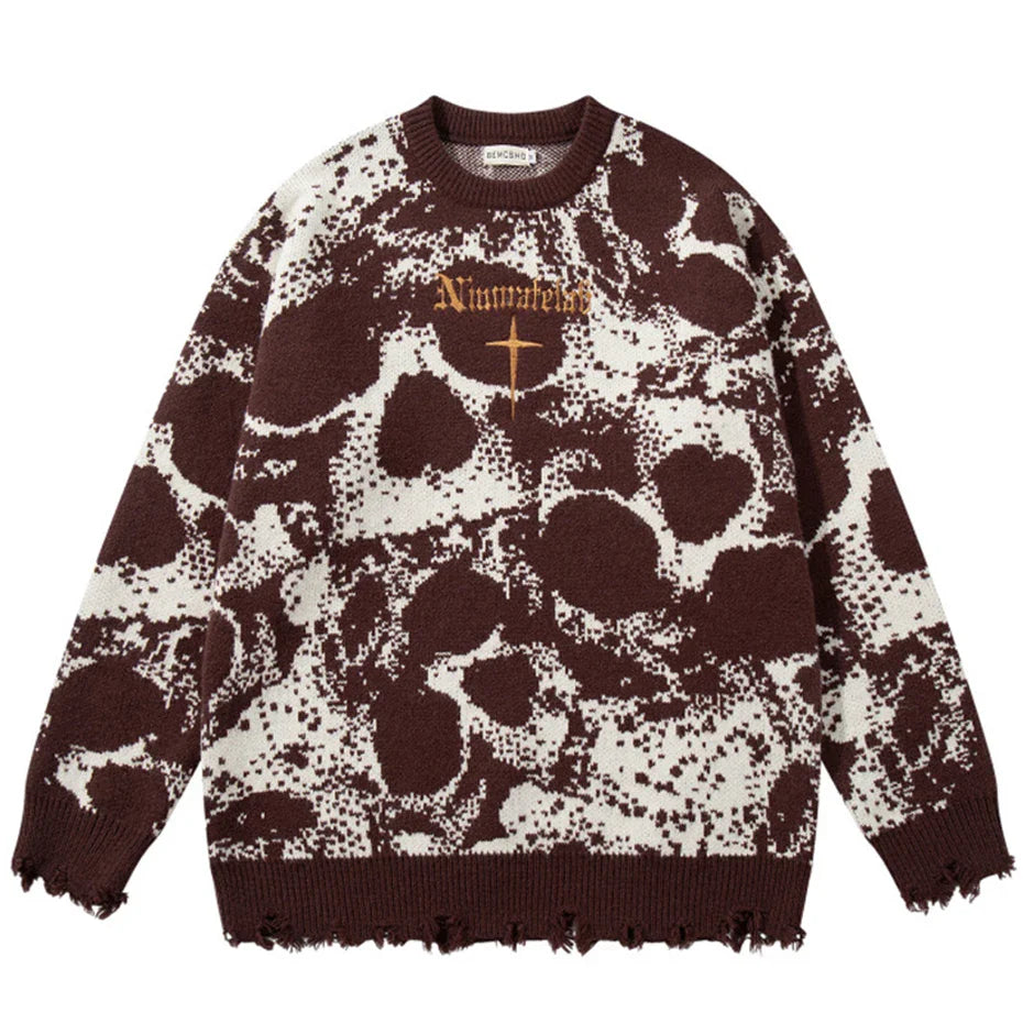All-Over Skull Knit